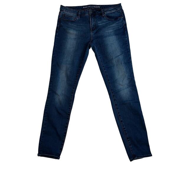 Articles of Society Dark LaBrea Wash Mid Rise Skinny Jeans Size 32 - Picture 1 of 12